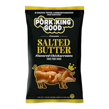 Pork King Good Pork Rinds Variety 10 Pack (Chicharrones) Keto Snacks