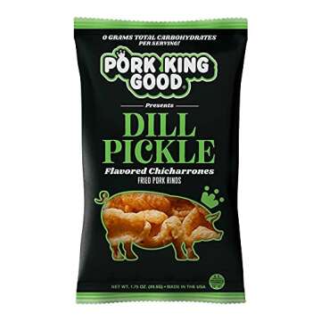 Pork King Good Pork Rinds Variety 10 Pack (Chicharrones) Keto Snacks