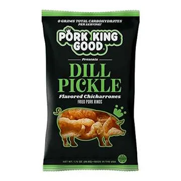 Pork King Good Pork Rinds Variety 10 Pack (Chicharrones) Keto Snacks