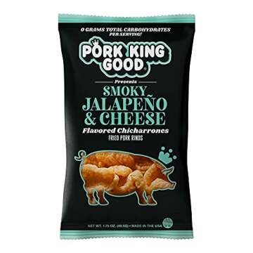 Pork King Good Pork Rinds Variety 10 Pack (Chicharrones) Keto Snacks