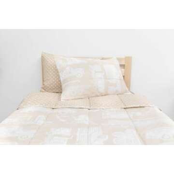 Beddy's Kids Zipper Bedding Set with Truck Design for Boys