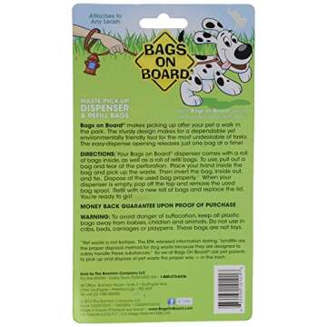Bags on Board Fire Hydrant Dog Waste Bag Dispenser with 30 Bags