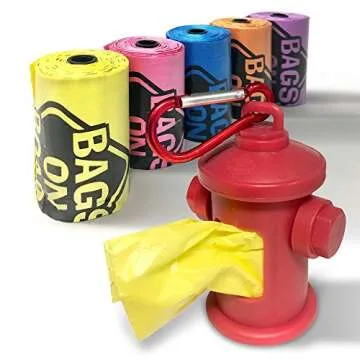 Compact Fire Hydrant Style Dog Waste Bag Dispenser