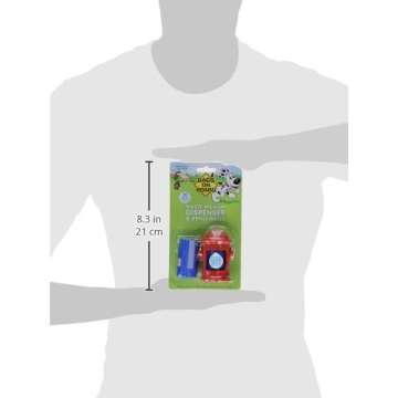 Compact Fire Hydrant Style Dog Waste Bag Dispenser