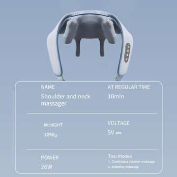 YIZER Neck Massager for Deep Tissue Relief with Heat