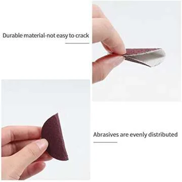 SPEEDWOX 100pc 2 inch Sanding Discs Hook and Loop Sandpaper 150 Grit Sander Disc Sanding for Sanders Drill Grinder Rotary Tools Attachment Woodworking Wood Auto, No Hole