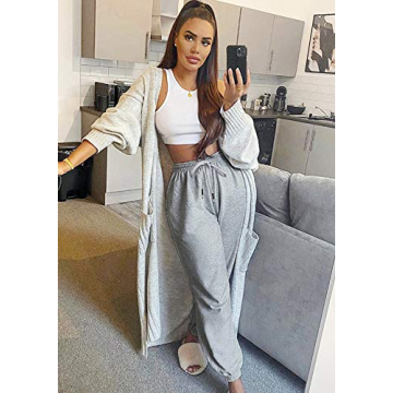 Stylish Womens High Waist Cinch Sweatpants with Pockets