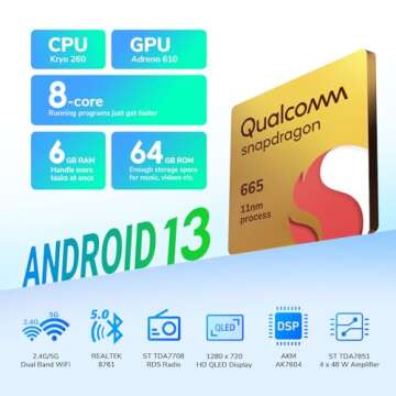 Eonon 10.1'' Android Stereo with CarPlay and 4G LTE