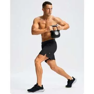 Men's Running Shorts with Zipper Pockets for Active Lives