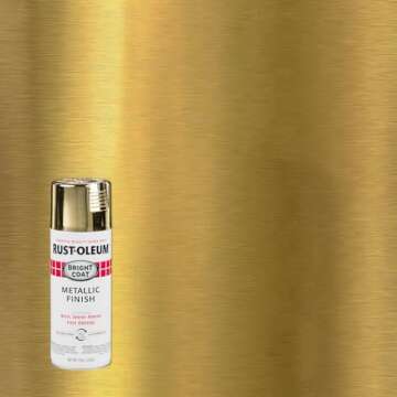 Rust-Oleum Metallic Gold Spray Paint for DIY Projects