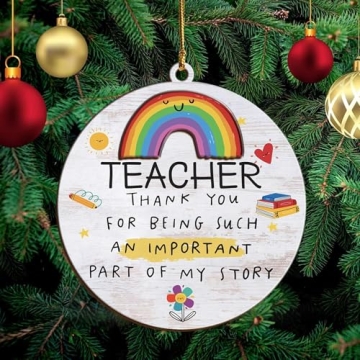 Unique Teacher Christmas Ornaments 2024 - Thoughtful Gifts for Educators