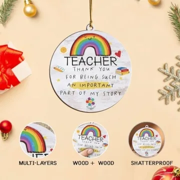Teacher Christmas Ornaments - Unique Gifts for 2024