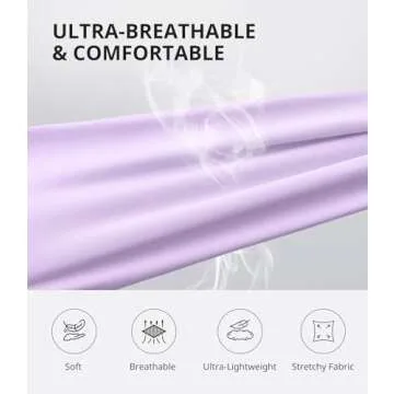 AIRSEE Premium UV Protection Gloves for Gel Manicures – UPF 50+ Fingerless Design, Anti UVA & UVB Shielding, Professional Nail Tech Gloves for UV Nail Lamp, Comfortable & Breathable (Purple)