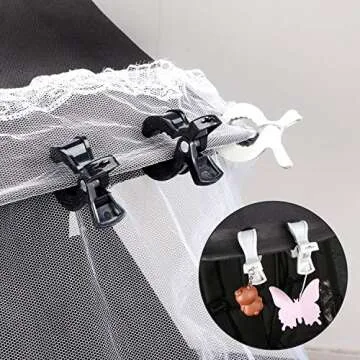 LAT Stroller Clips for Baby Sun Protection and Toy Fixing