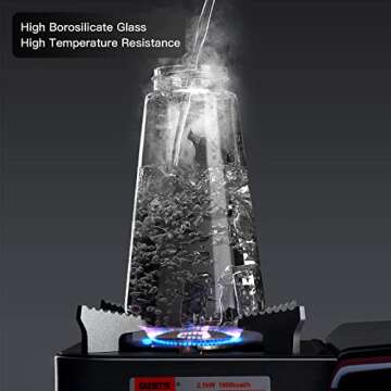 CCKO Glass Olive Oil Dispenser Bottle with Auto Flip Spout 19oz Olive Oil Bottle for Kitchen, No Dri...