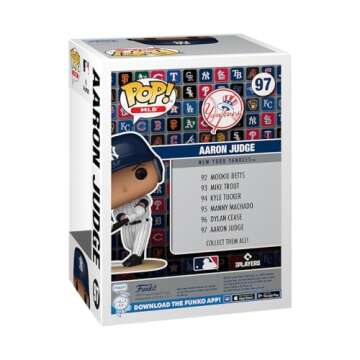 Funko POP! MLB: Yankees – Aaron Judge - Collectable Vinyl Figure - Gift Idea - Official Merchandise - for Kids & Adults - Sports Fans - Model Figure for Collectors and Display