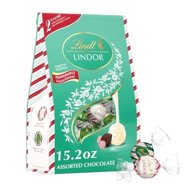 Lindt Peppermint Chocolate Truffles - 15.2 oz