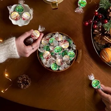 Lindt Peppermint Chocolate Truffles - 15.2 oz