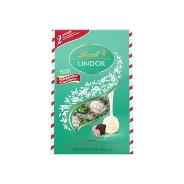 Lindt Peppermint Chocolate Truffles - 15.2 oz
