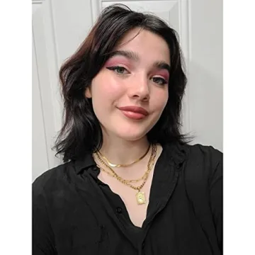 JoycuFF Gold Layered Necklace Set Trendy Jewelry Gifts