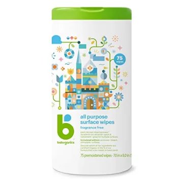 Babyganics Plant-Based All Purpose Surface Wipes - Fragrance Free