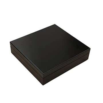 Prestige Import Group Chateau Small Cigar Humidor with Humidifier - Capacity: 20 Cigars - Color: Black