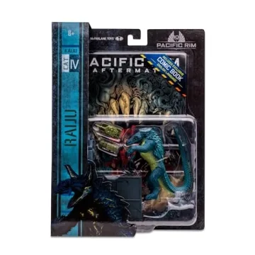 Pacific Rim Raiju Kaiju 4" Figure Playset with Comic