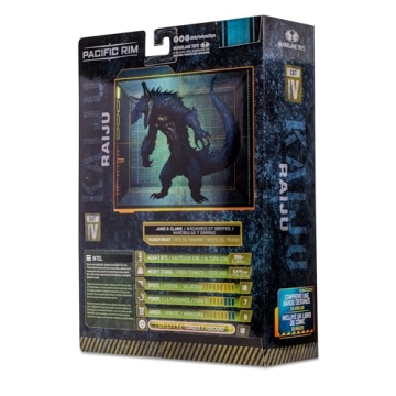 Pacific Rim Raiju Kaiju 4" Figure Playset with Comic