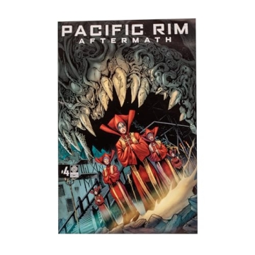Pacific Rim Raiju Kaiju 4" Figure Playset with Comic