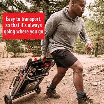 Weber Traveler Portable Gas Grill Red for On-the-Go Cooking