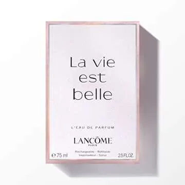 Lancôme La Vie Est Belle Eau de Parfum - Long Lasting Fragrance with Notes of Iris, Earthy Patchouli, Warm Vanilla & Spun Sugar - Floral & Sweet Women's Perfume, 2.5 Fl Oz