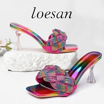Stylish Rhinestone Heels for Women - Comfortable & Elegant