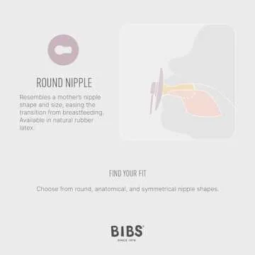 BIBS Natural Rubber Pacifiers Colour Collection for Babies