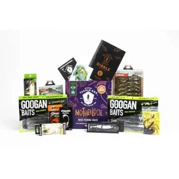 Catch Co Mystery Tackle Box Motherlode Bass Fishing Crate | Largemouth & Smallmouth Bass Freshwater ...