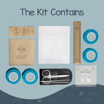 PATCH Eco Pet First Aid Kit for Dogs and Cats - Emergency Supplies