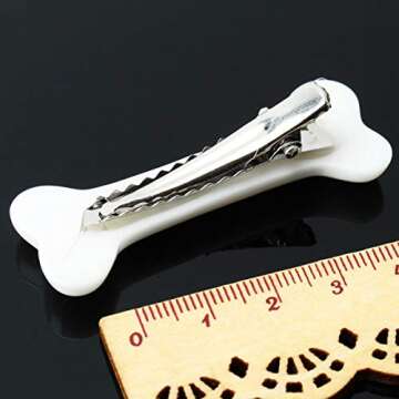 Adorable Armear 6 Pcs Dog Bone Hair Clips for Women Girls