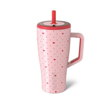 BrüMate Era 30 oz Tumbler with Handle and Straw | 100% Leakproof Insulated Tumbler with Lid and Str...