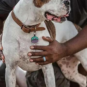 QALO Customized Pet ID Tags - Durable Silicone Name Tags