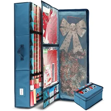 Hearth & Harbor Wrapping Paper Storage Organizer with Wheels