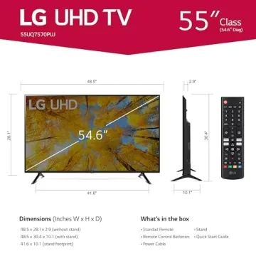 LG 55-Inch 4K Smart TV - AI & Cloud Gaming