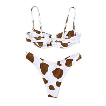 Trendy Floral Bikini Set for Women - Underwire Support