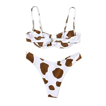 Trendy Floral Bikini Set for Women - Underwire Support