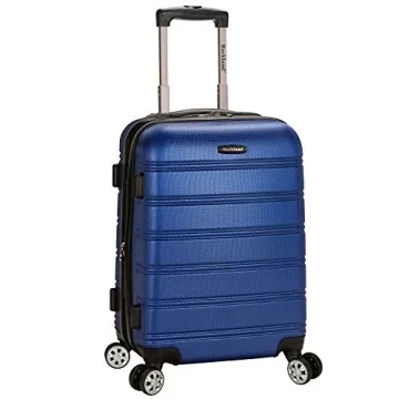 Rockland Blue 20-Inch Hardside Spinner Luggage - Lightweight & Durable