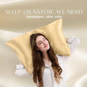 Luxury ZIMASILK 100% Mulberry Silk Pillowcase for Health