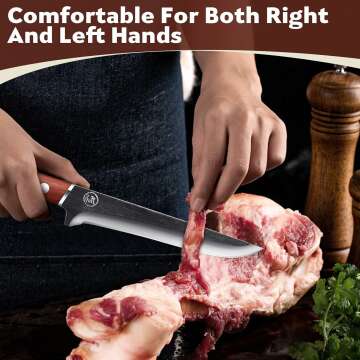 6 Inch Premium Boning Knife for Butchering Meat