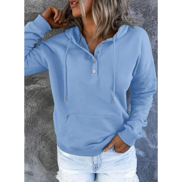 Dokotoo Women’s Cozy Drawstring Hoodie with Pockets