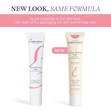 Embryolisse Active Night Peeling Treatment - Ultra Gentle Night Exfoliating Cream for Radiant Skin -...