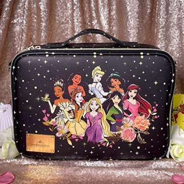 Disney Princess Midnight Makeup Organizer Bag - Stylish & Functional