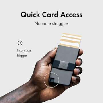 Ekster Aluminum Cardholder Wallet for Men | Metal Wallets with RFID Blocking Layer | Slim & Minimali...