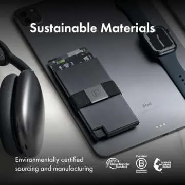 Ekster Aluminum Cardholder Wallet for Men | Metal Wallets with RFID Blocking Layer | Slim & Minimalist Aluminum Wallet with Push Button for Quick Card Access (Space Grey)